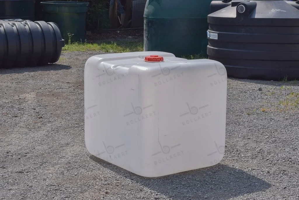 IBC container WIT zonder kooi en pallet - gereinigd