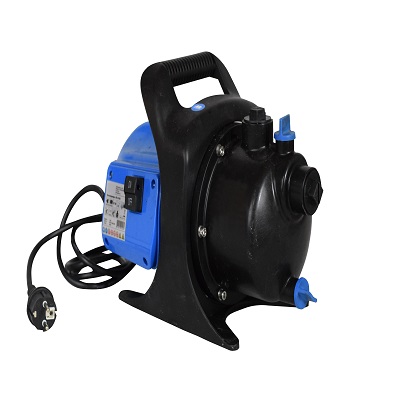 Tuinpomp 220V gemonteerd op IBC container
