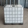 IBC container WIT op metalen of kunststof pallet - professioneel gecleand = watertank 1000 liter