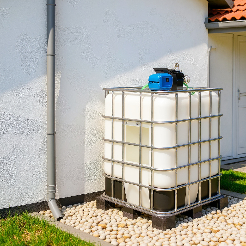 IBC container WIT op metalen of kunststof pallet - met accu pomp - gecleand