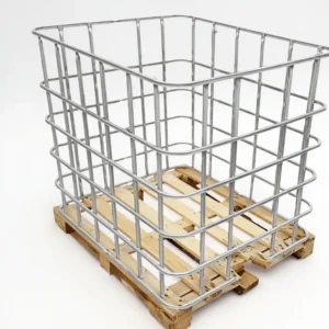IBC container zonder blaas op houten pallet