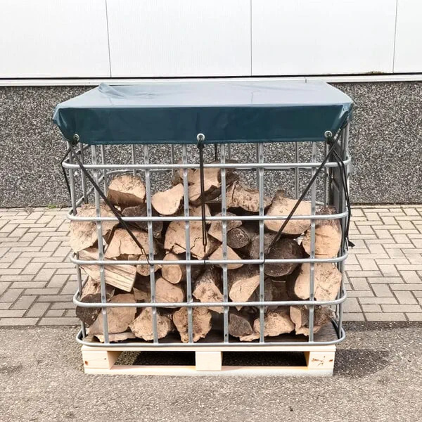 IBC container zonder blaas op houten pallet