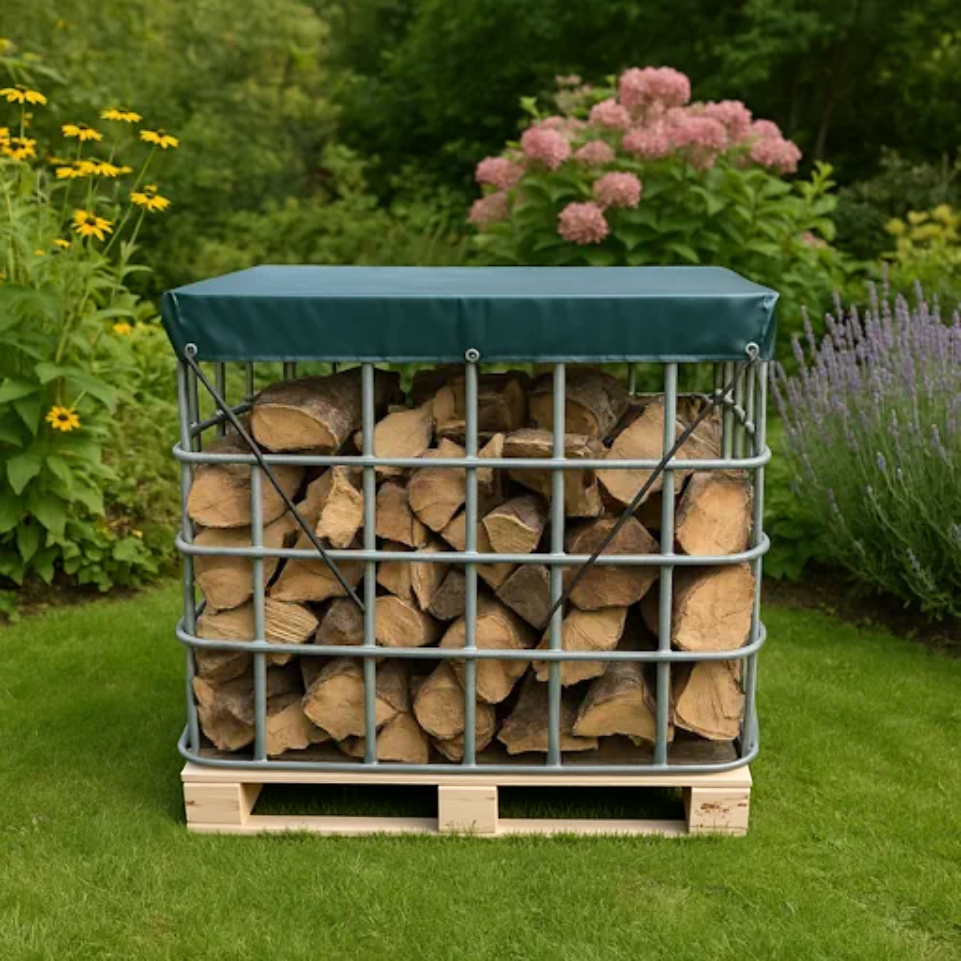 IBC container zonder blaas op houten pallet